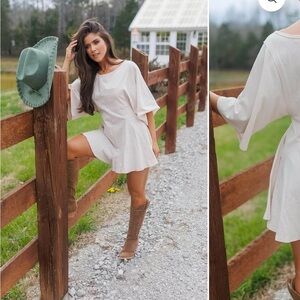 Lane 201 Klesis Front Pocket cream romper